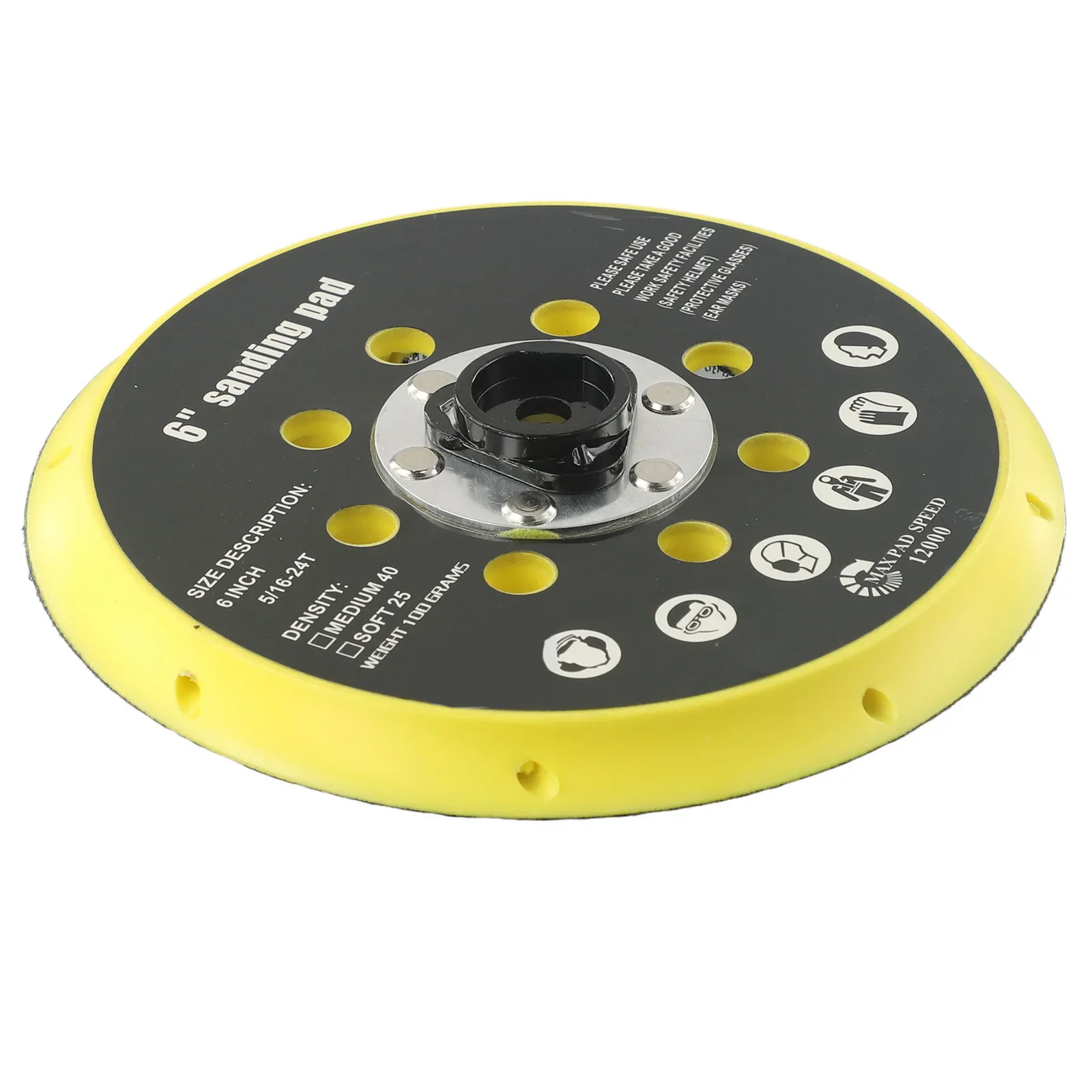 1PC 6 Inch Sander Backing Pad 150mm 17 Holes Sanding Disc BO6030 BO6040 Sander Backing Pad 150mm 17 Holes Sanding Disc