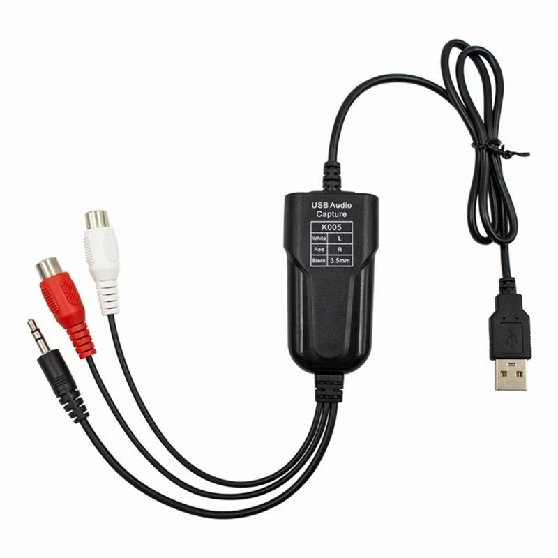 

USB-аудиозахват 48 кГц/16 бит для преобразования кассет в формат MP3
