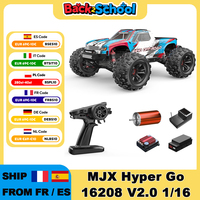 MJX 16208 V2.0 1/16 Rc Cars 4WD Off-Road Racing Truck Brushless 2.4g RC Cars Hyper GO High-speed Drift Remote Control Car Toys