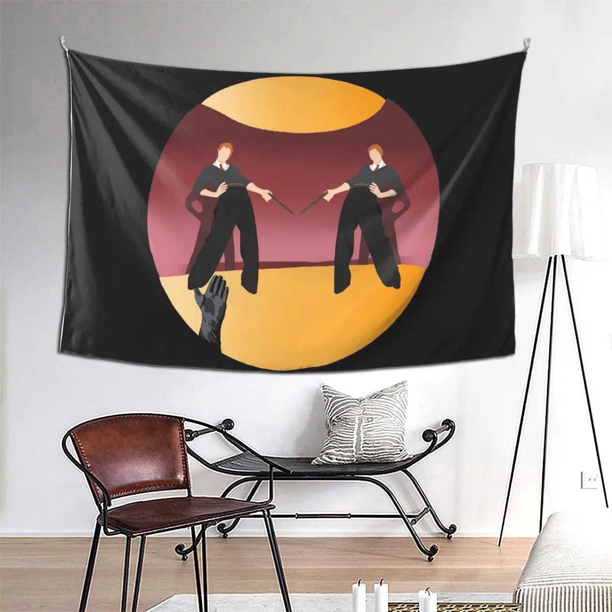 

F And G красный FL гобелен хиппи настенный эстетический домашний декор гобелены для гостиной спальни комната в общежитии