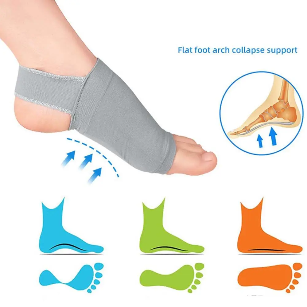 Ondersteuning Voet Stijltang Voetverzorging Tool Corrigerende Schoenen Pads Platte Boog Ondersteuning Orthopedische Pedicure Sokken Sport Voeten Bandage