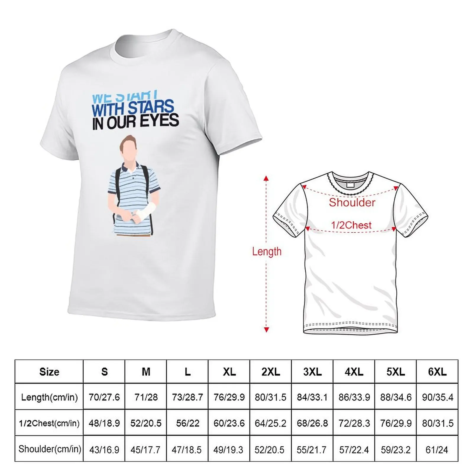We start T-Shirt clothes tees shirts graphic tee men