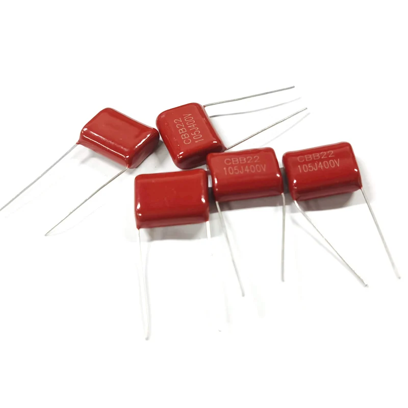 40PCS 400V CBB Capacitors 105J 1uF/1000nF P15mm Polypropylene Film Capacitor