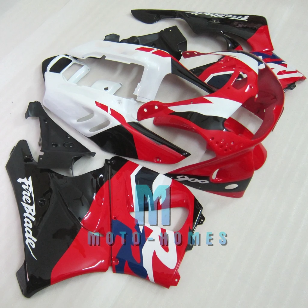 Kit de carénage de moto pour CBR900RR 1996 1997 CBR 900RR 893 96 97 ABS, plastique rouge noir, pièces de travail de tambours de moto