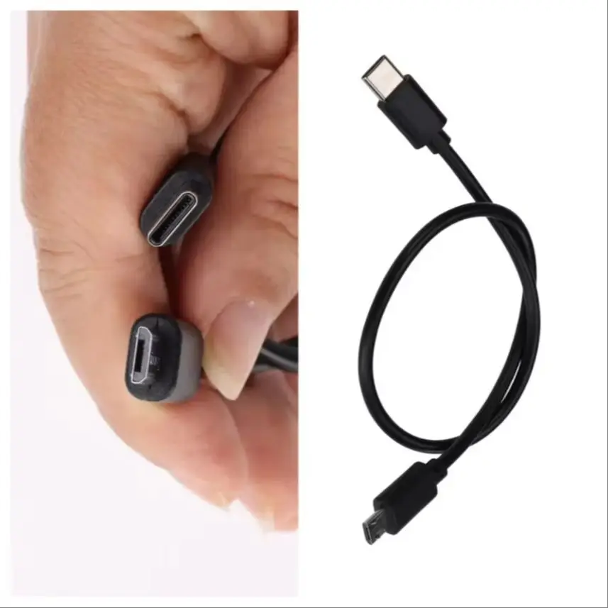 

500 шт. OTG провод типа C к Micro 5-контактный USB-разъем Кабель для быстрой зарядки и передачи данных для телефона Huawei Samsung Android