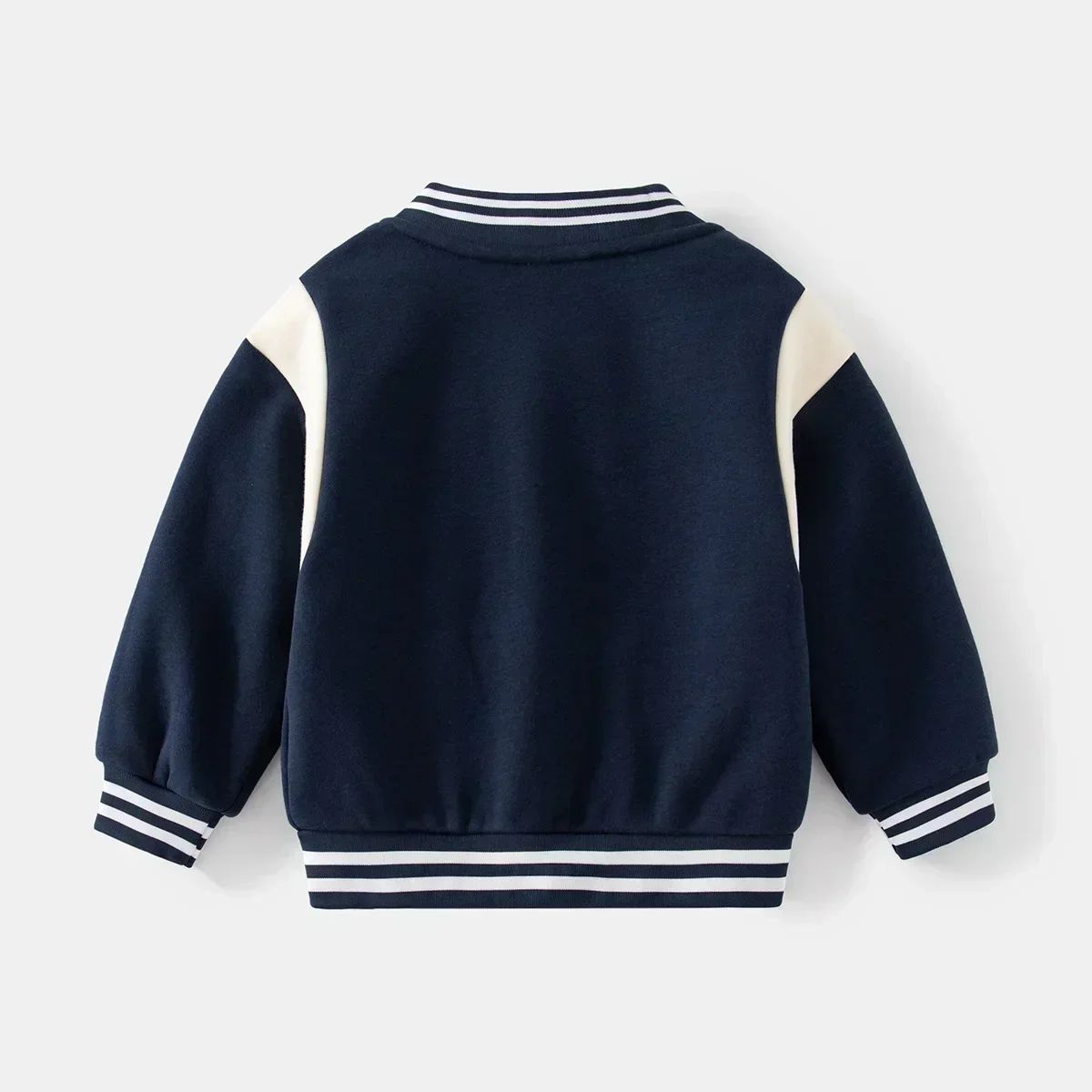 Autumn Winter Casual Boy Jacket Letter Fleece Baseball Jacket Kids