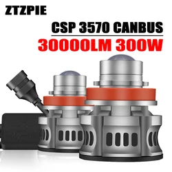 ZTZPIE H7 h11 Laser Fog Lamp Car LED Lens Fog Lamp High And Low Beam Integrated lamp 9005 9006 Fog Light 300w 30000lm 12V