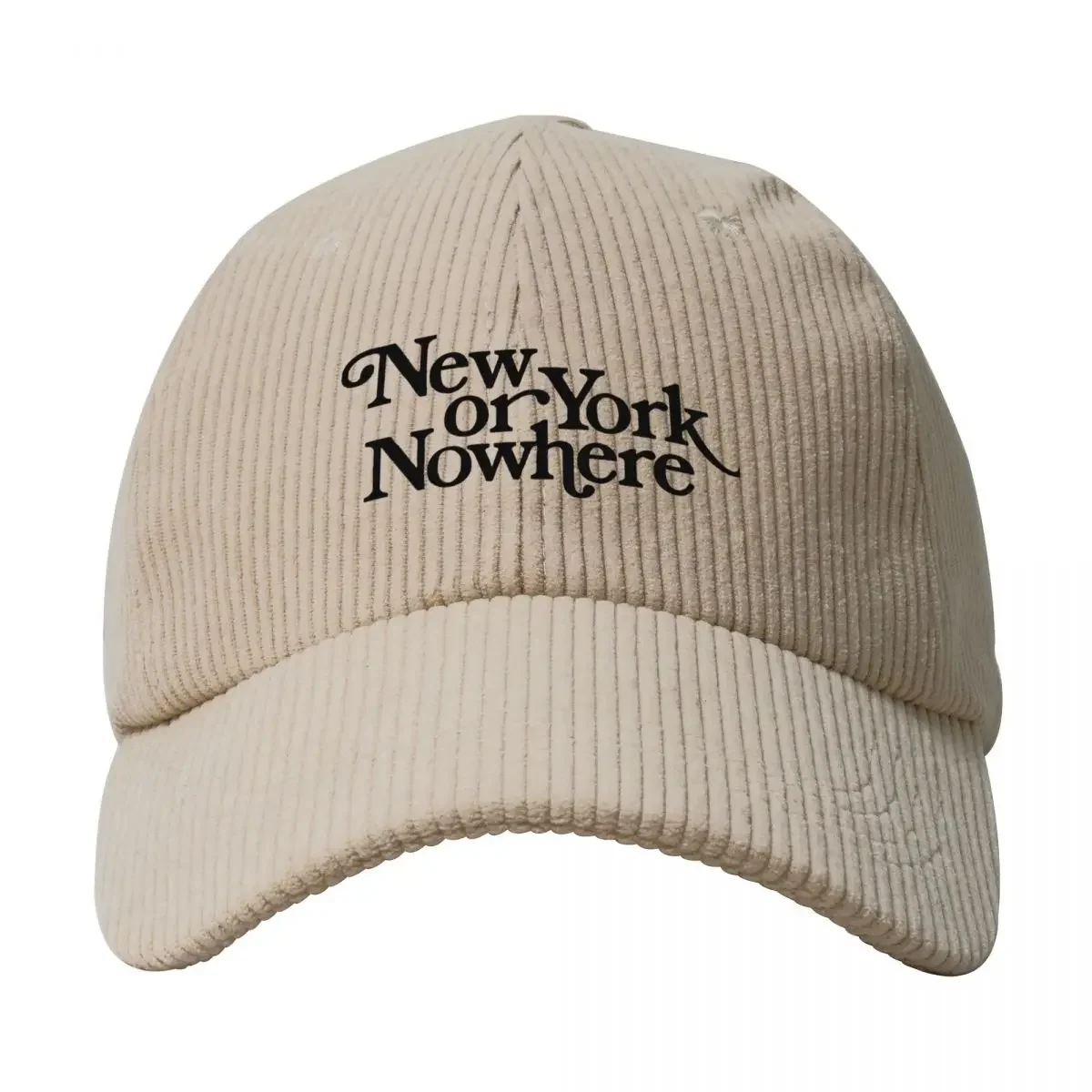 NEW YORK OR NOWHERE Corduroy Baseball Cap Hip Hop black Women\'s 2024 Men\'s