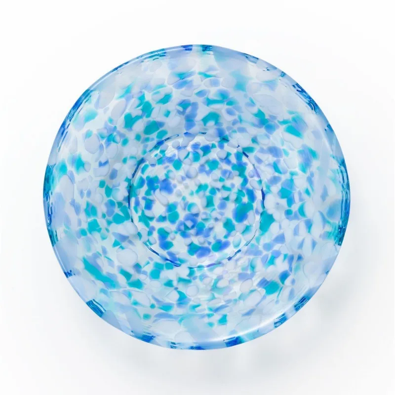 

Small stained glass plate, Japanese plate, small household