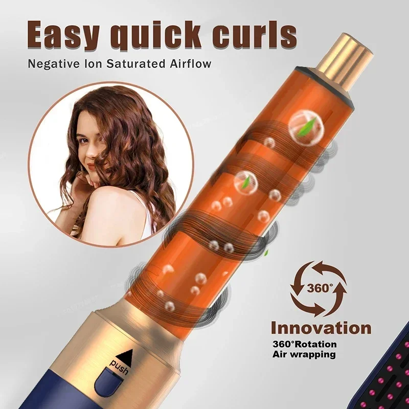 Untuk Dyson Airwrap 5 In 1 Pengering Rambut Set Sisir Panas Alat Penata Pelurus Rambut Besi Pengeriting Profesional Pengering Rambut Rumah Tangga