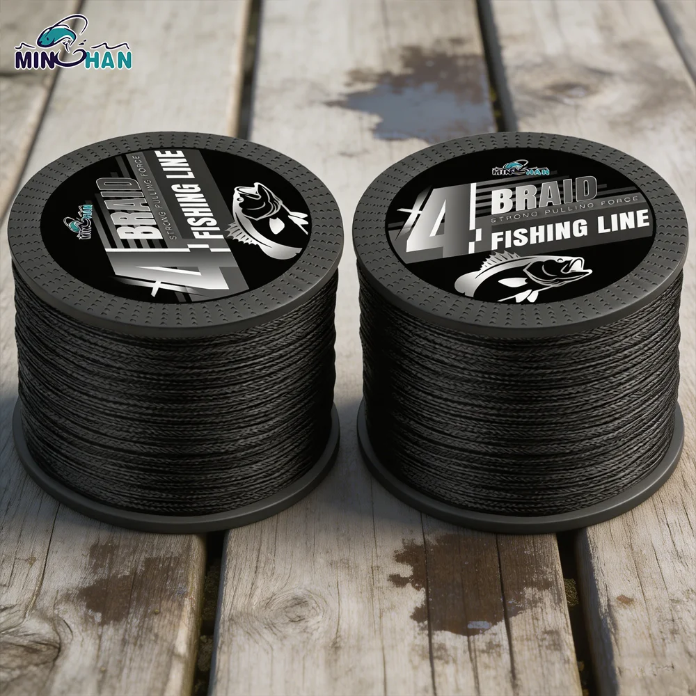 4-Strang Gewebte 1000M Schwarz – Ice Fishing Line Bewertung und Preis