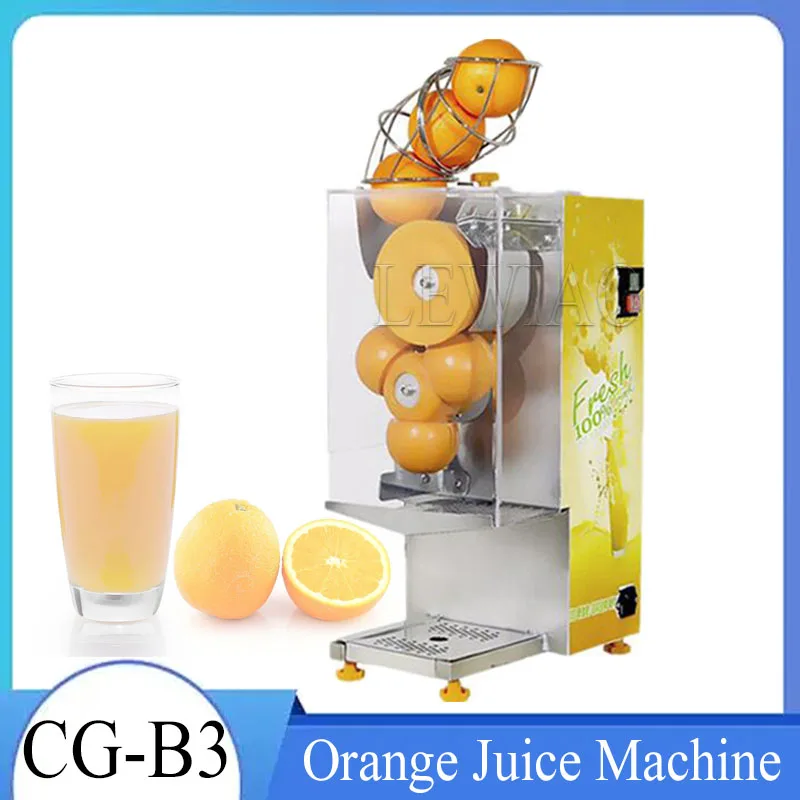 

8-10 Pcs/Min Electric Orange Squeezer Juice Fruit Maker Juicer Press Machine Drink for Shop Bar Restaurant Commercial Use