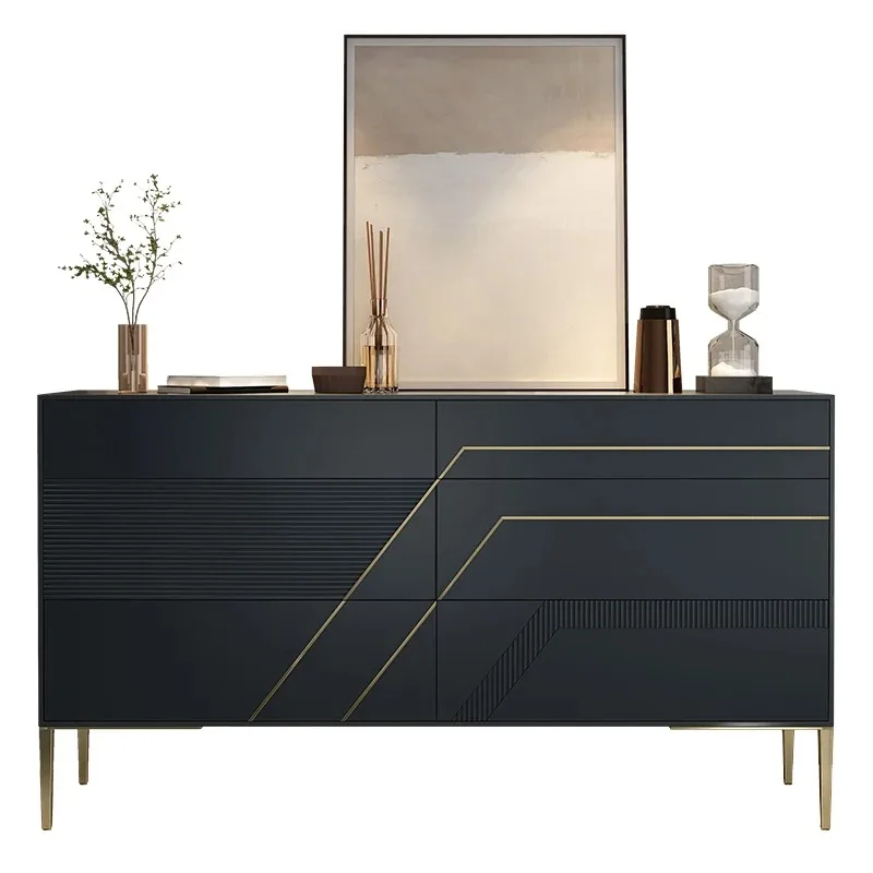 

Italian light luxury chest, entrance cabinet, modern simple entry door, living room partition cabinet, bedroom storage si