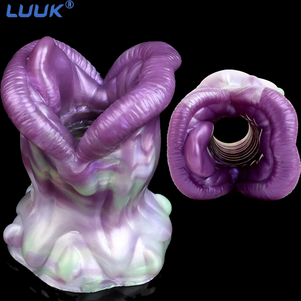 LUUK Hollow Anal Plug Conjunto para principiantes Butt Plugs Juguete sexual Anal Punto G Anal Juguete sexual para adultos para mujeres y hombres adultos