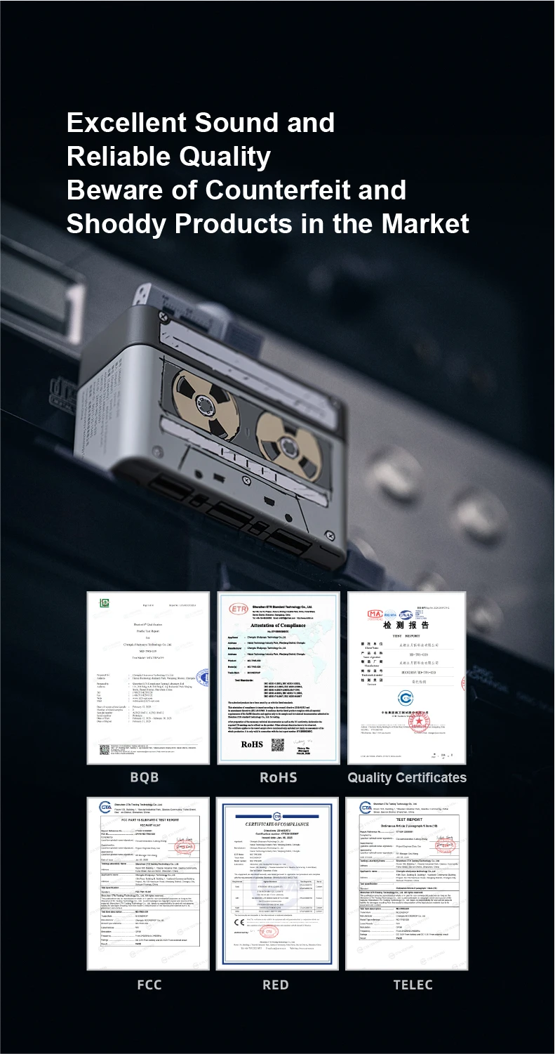 MOONDROP Golden Ages 2 TWS Kopfhörer ANC Bluetooth 6.0 LDAC VDSF Gaming-Kopfhörer mit einstellbarer Ausgangsverstärkung – Detail 22