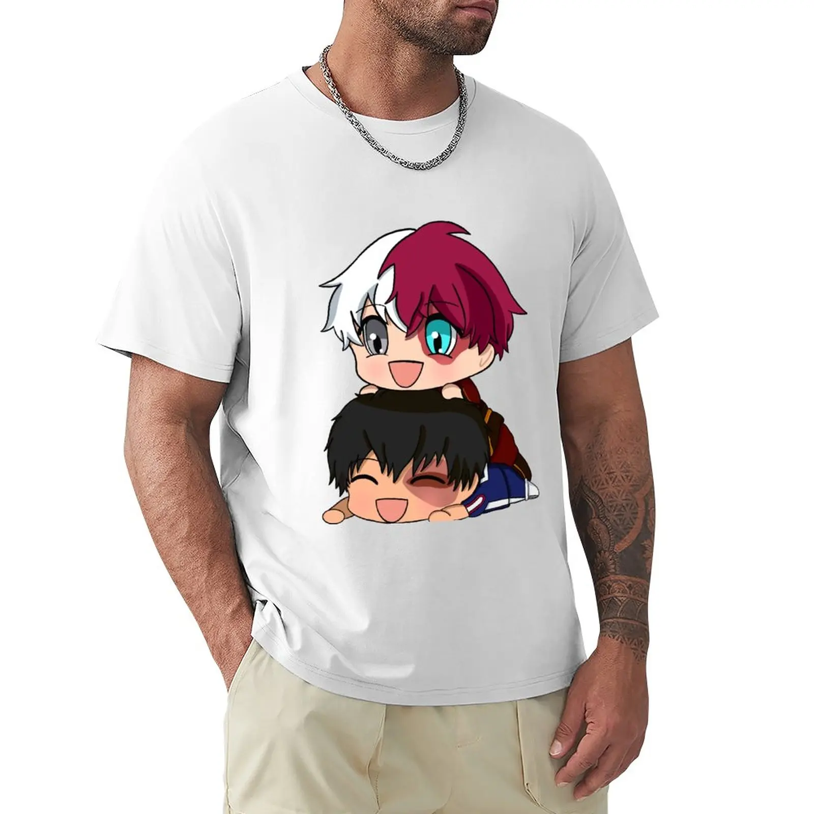 

Zuko and todoroki playing T-Shirt plain sweat men t shirt