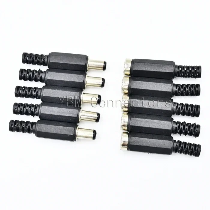 DC Connector 2.5/2.1*5.5mm Power Jack DC Power Conector 5.5x2.1/5.5x2.5mm Male&Female