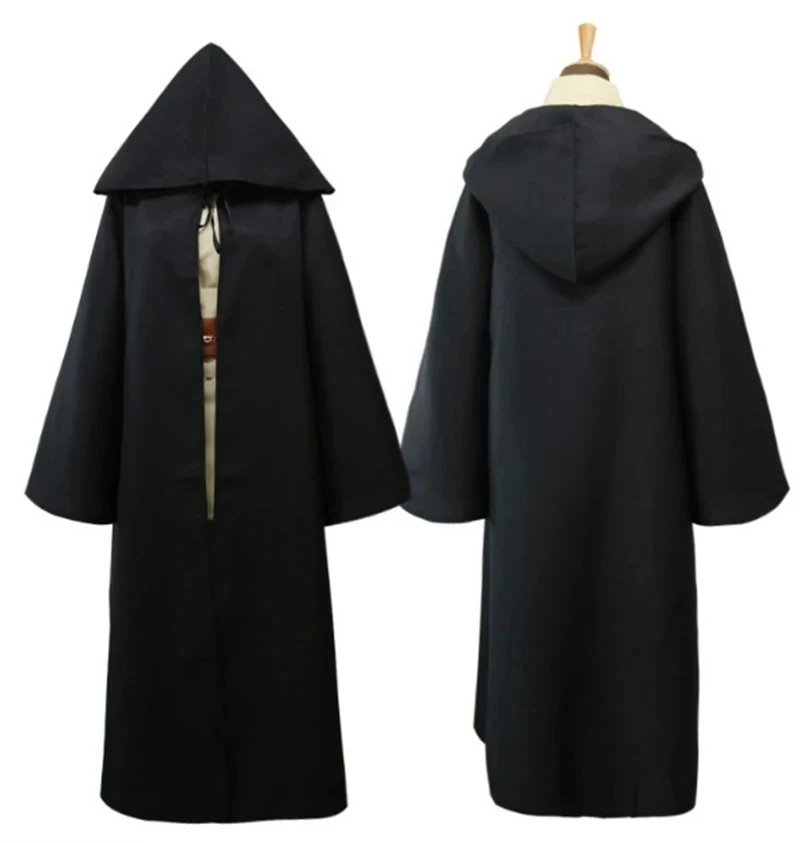 Star Wars Cosplay Costume Jedi Knight Anakin Skywalker CosplayHooded Cloak Clothing Suit Halloween Party Costumes for Men Women