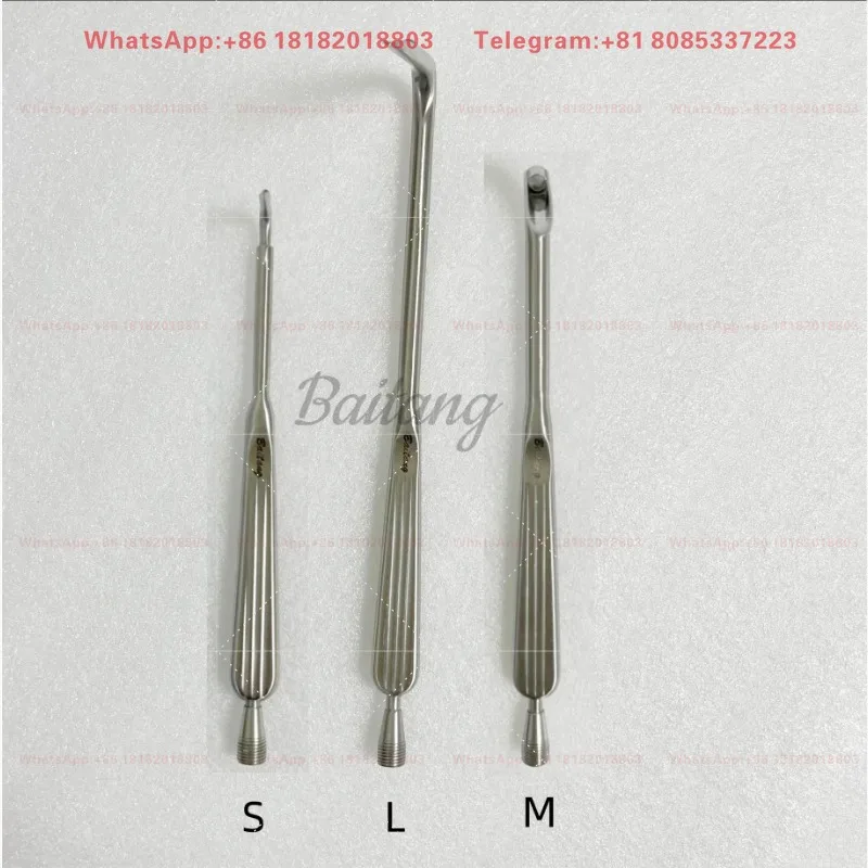 Stainless Steel Fiber Optic Lighted Retractor Baitang Nasal Light Guide Retractor Rhinoplasty Plastic Surgery Instrument
