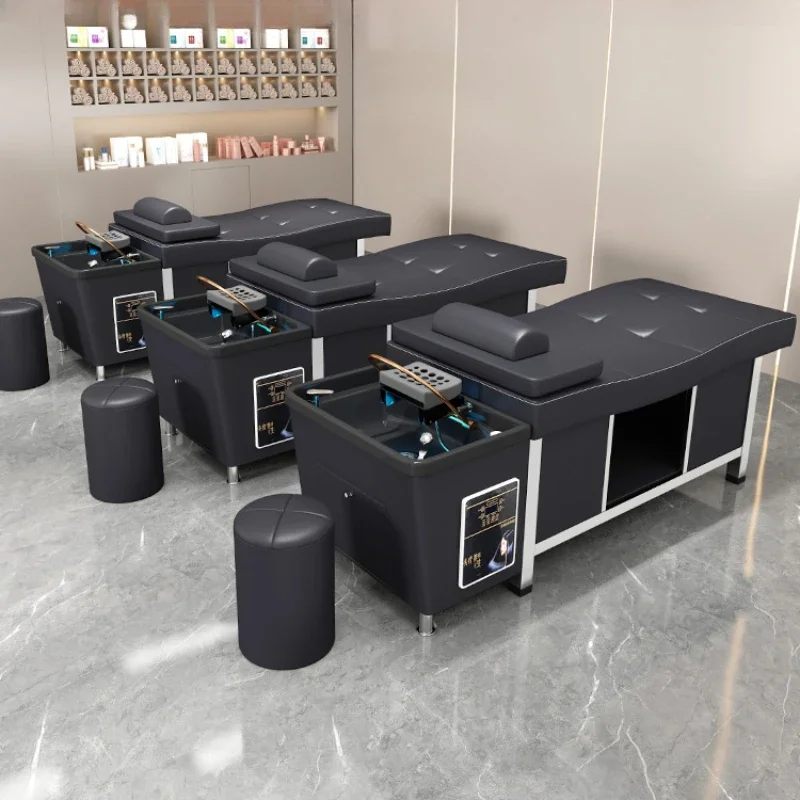 뷰티 살롱 샴푸 의자 이발소 태국 화장품 의자 훈증 헤드 스파 Lava Cabezas 상업용 얼굴 가구