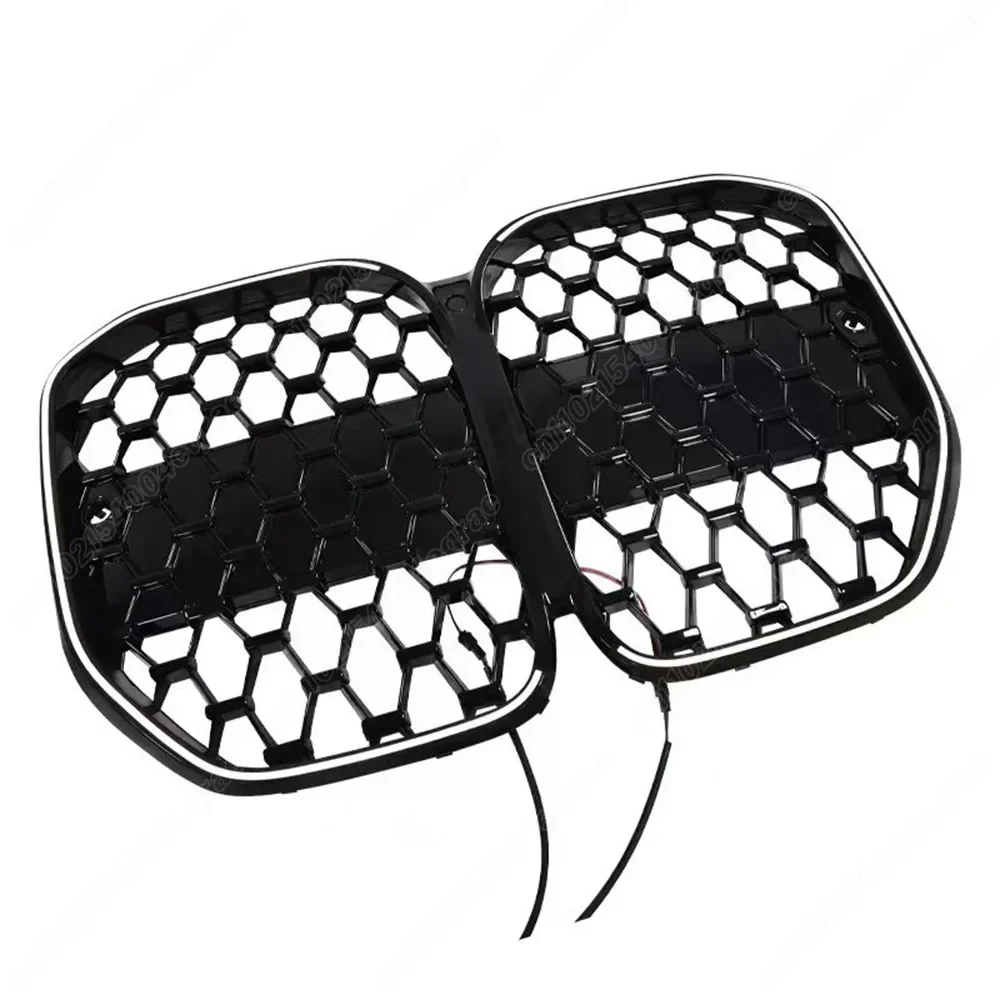 ل BMW 4-Series G22 2 أبواب (420i/430i/435i/M440i) 2020 2021 2022 2023 2024 2025 النيزك نمط مصباح ليد الجبهة شبكة المبرد