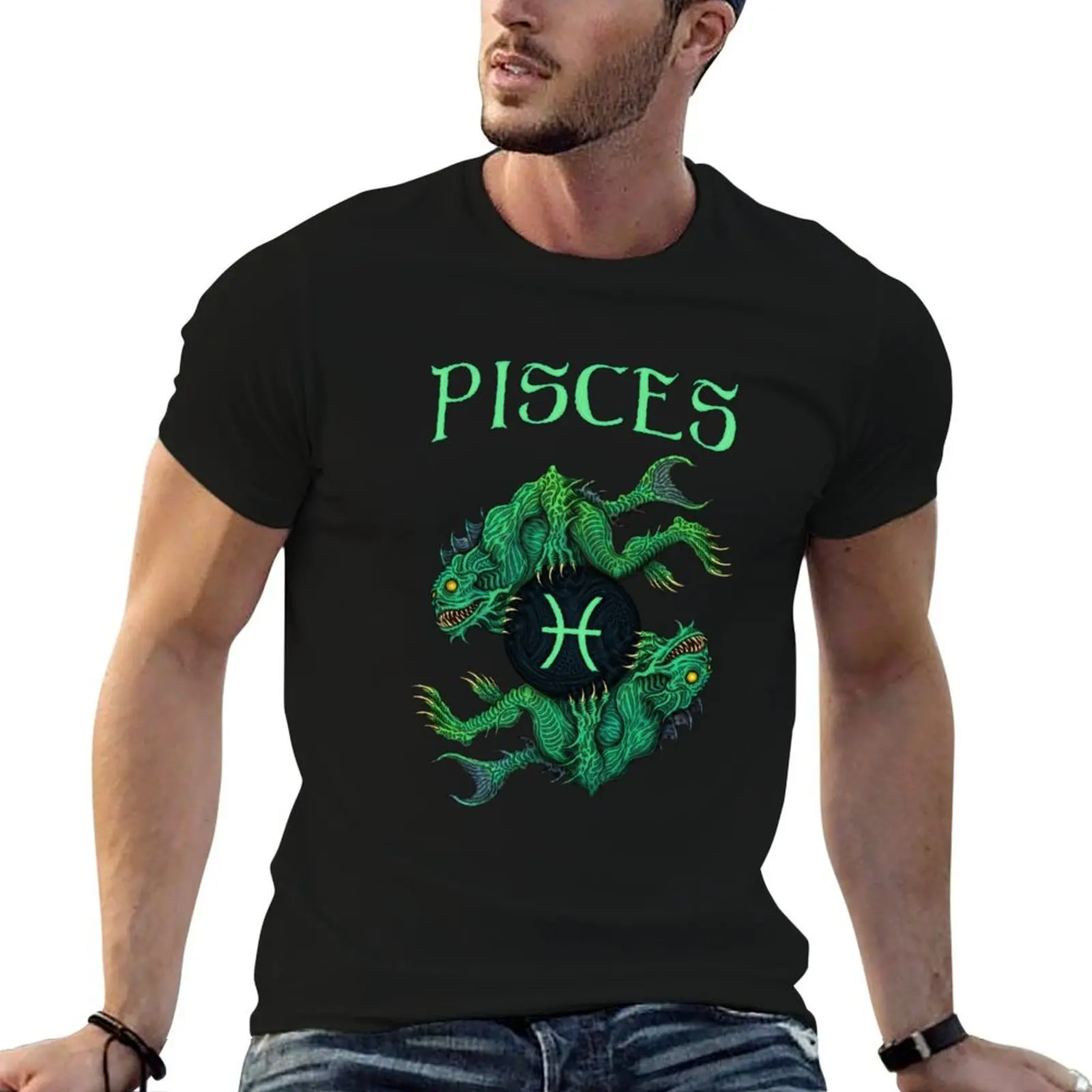 

Pisces - Azhmodai 2019 T-Shirt t shirts for man pack white cotton tshirt 100% T-Shirt