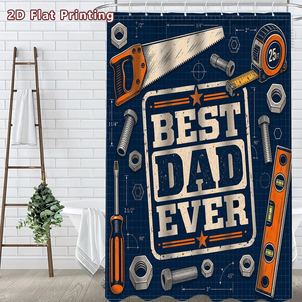 Rideau de douche avec motif d' - Best Tools For Workshop avis et prix
