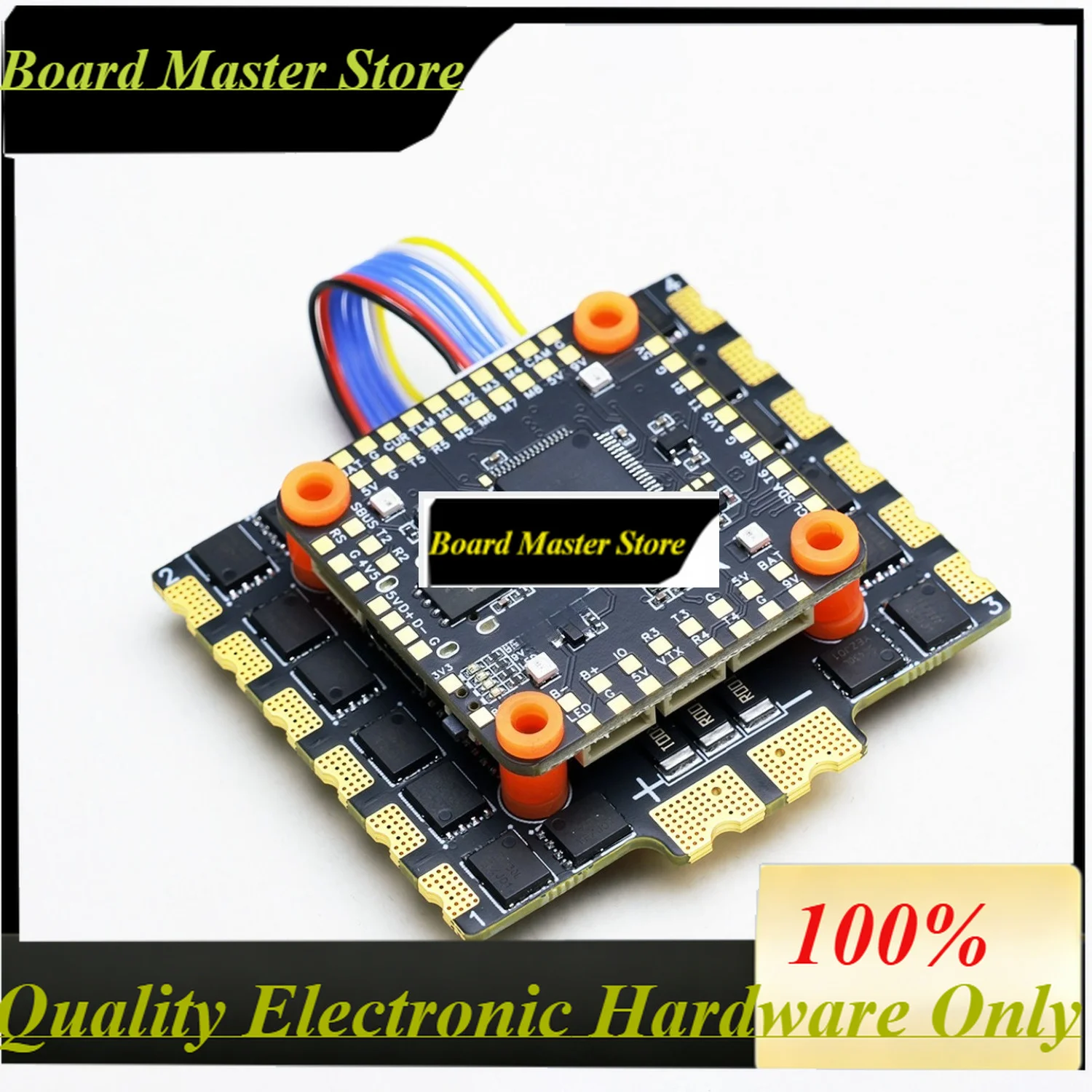 BoMasMHigh-Performance Racing Drone Flight Controller With Integrated ESCs Compatible With Sequoia RC F405 55A 65A 100A For 2S–6