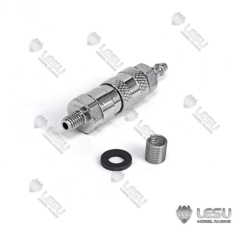 LESU – pièces de connecteur de tube métallique pour camion volquete Tamiyaya 1/14RC, système hydraulique à monter soi-même, jouets d'extérieur TH16733
