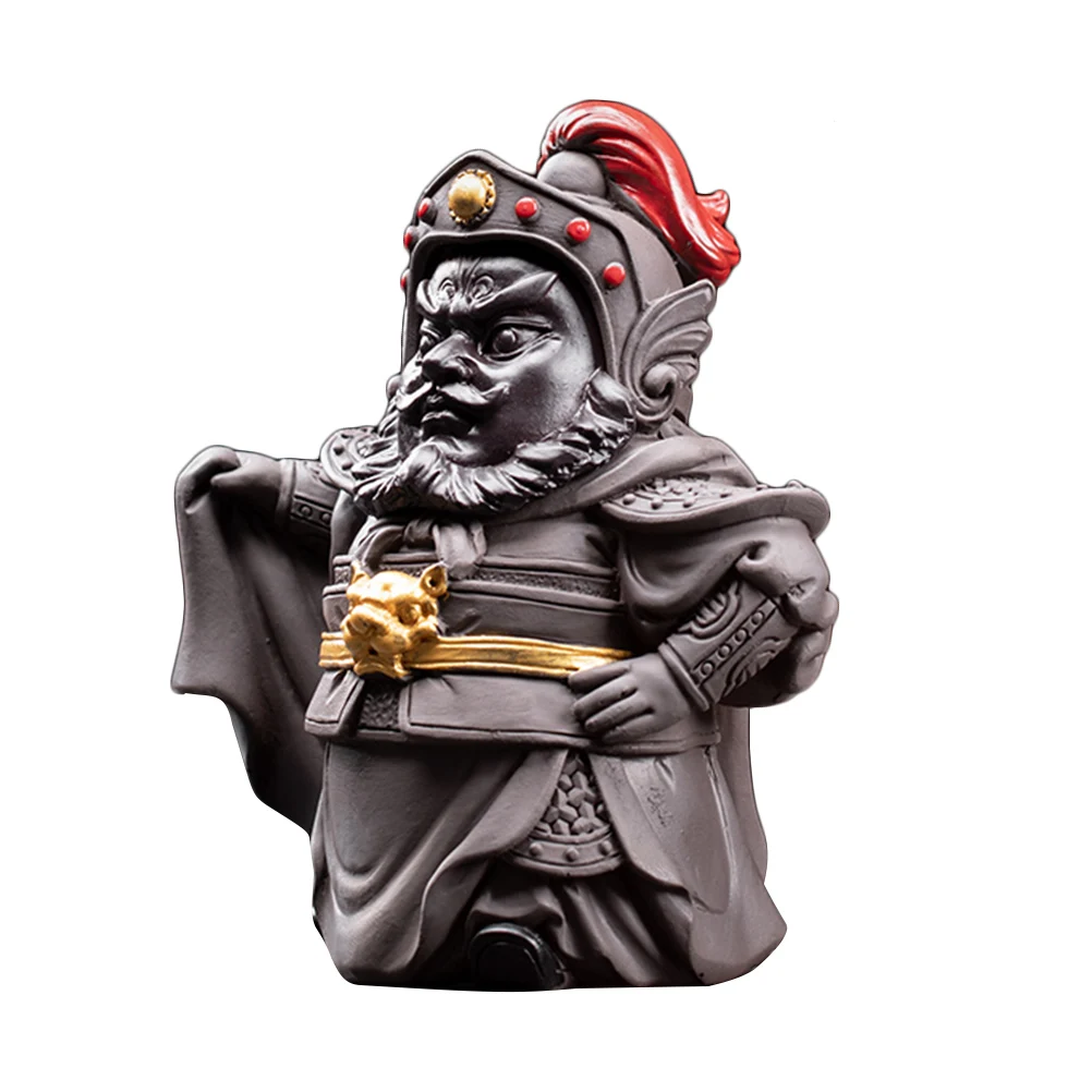 

Exquisite Resin Guan Tea Pet That Changes Color When Heated Ideal for Tea Tray Decoration Gift for Birthday Christmas