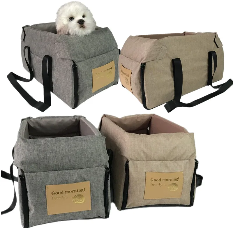 Travel Cat Dog Bed Transport Portable Car Central Safety Pet Seat Cat Dog Carrier Protector For medium/small Dog  Bag Accessorie