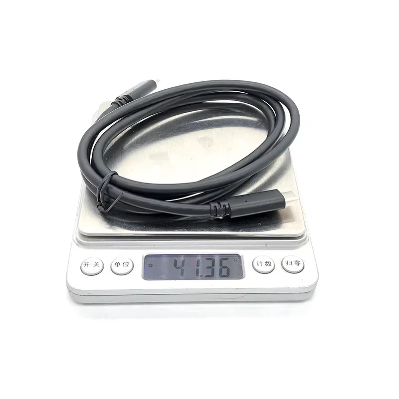 لكابل نقل البيانات USB-C لينوفو، سرعة نقل سريعة 10 جيجابت/ثانية، من النوع C ذكر إلى ذكر، 1 متر/3.28 قدم، متوافق مع الكمبيوتر المحمول