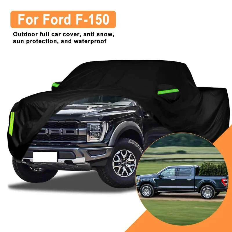 

Полное покрытие для автомобиля Ford F-150 — уличный водонепроницаемый снегозащитный солнцезащитный козырек, зимние и летние всепогодные аксессуары для автозащиты