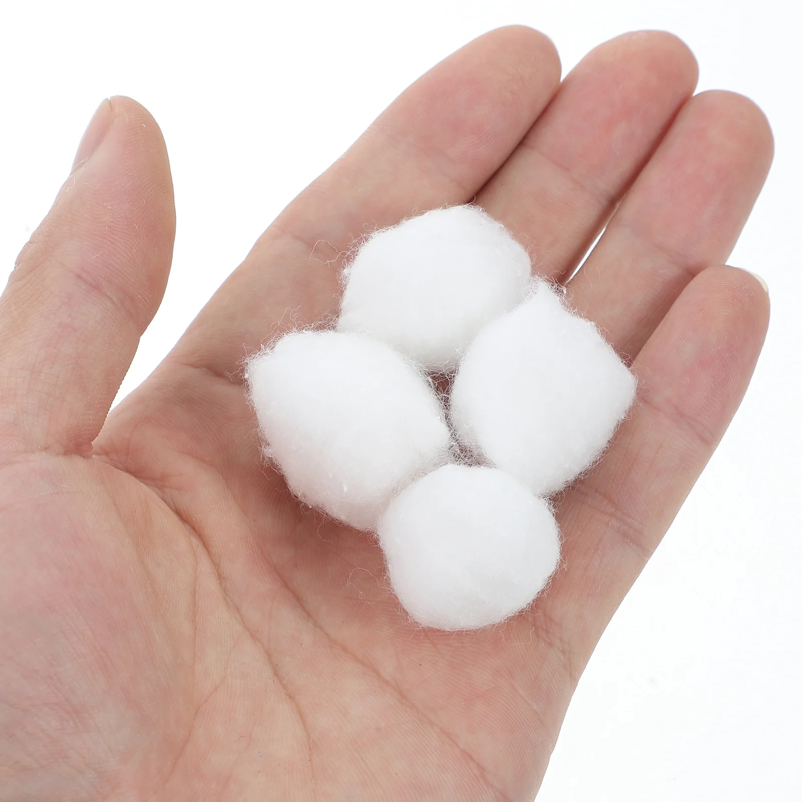 400개 의료용 순면 흡수성 화장솜 메이크업 제거용 부드러운 일회용 볼 살롱용 화장솜