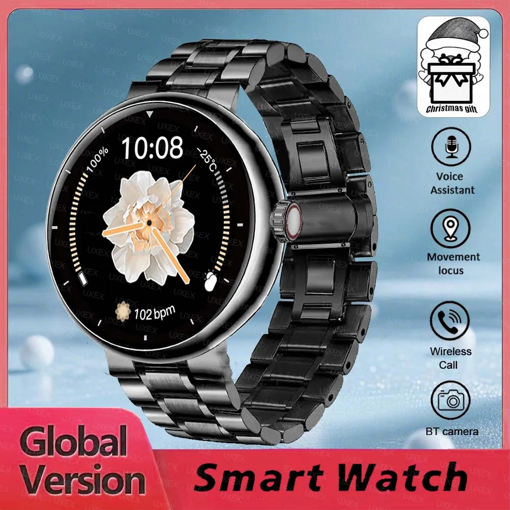 

Men Businesst Wireless Charging Smartwatch Watch Surprise Gift Wireless Call Health Tracker Custom Photo Watches 2026 New 1.5 HD
