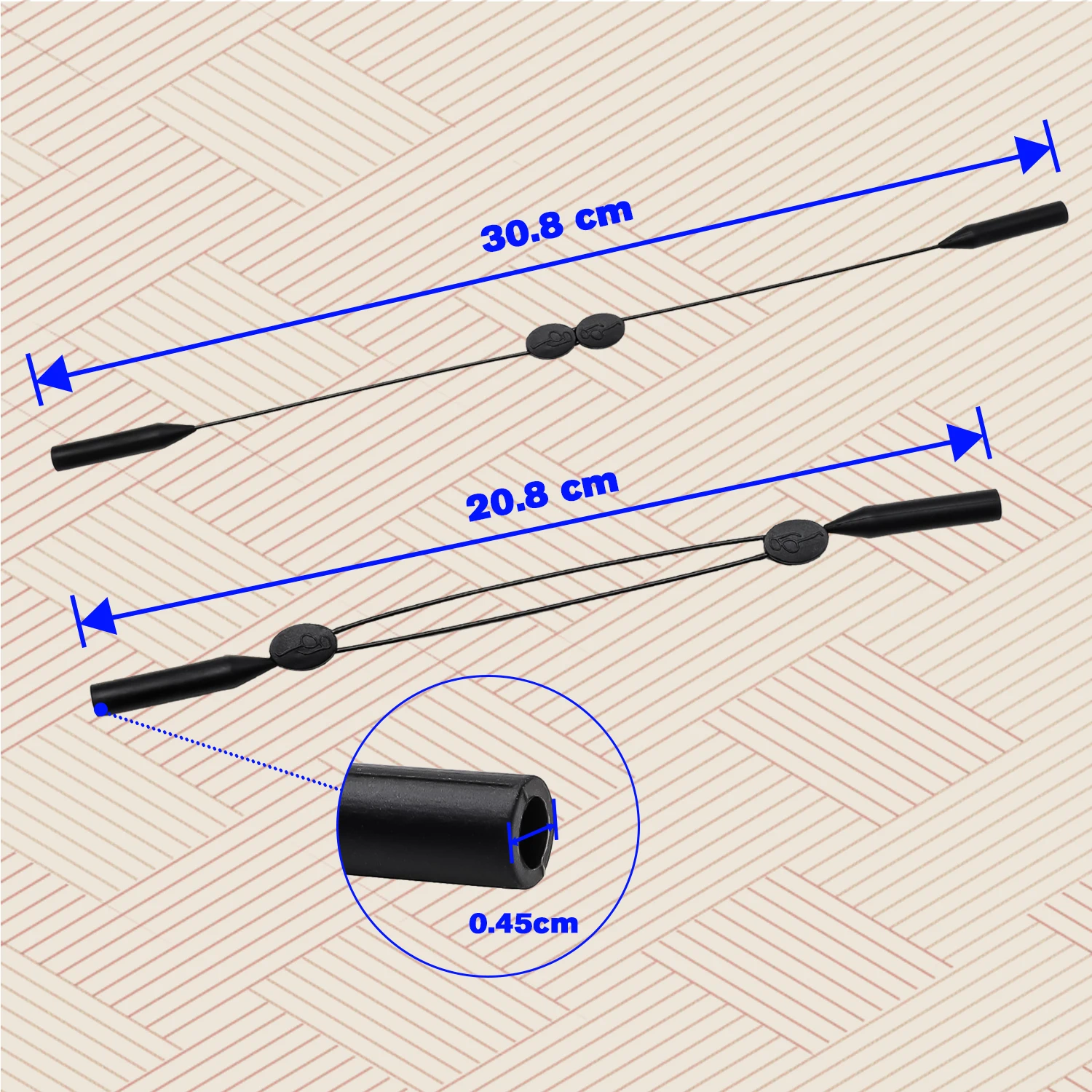 Sunglass Retainer Cord - 조절 가능한 선글라스 넥 스트랩 코드
