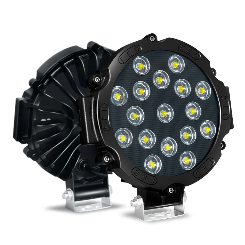 Truck Led Light 12v 24v For Auto Car Vehicle 4x4 4 Inch Faros Barra Work Driving Light