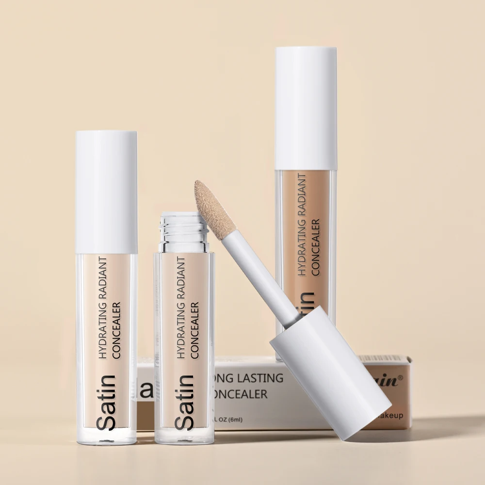 lakerain 顔のコンシーラーは肌の自然な潤いを修正します 輪郭、ハイライト、輪郭を整えるための速乾性コンシーラー