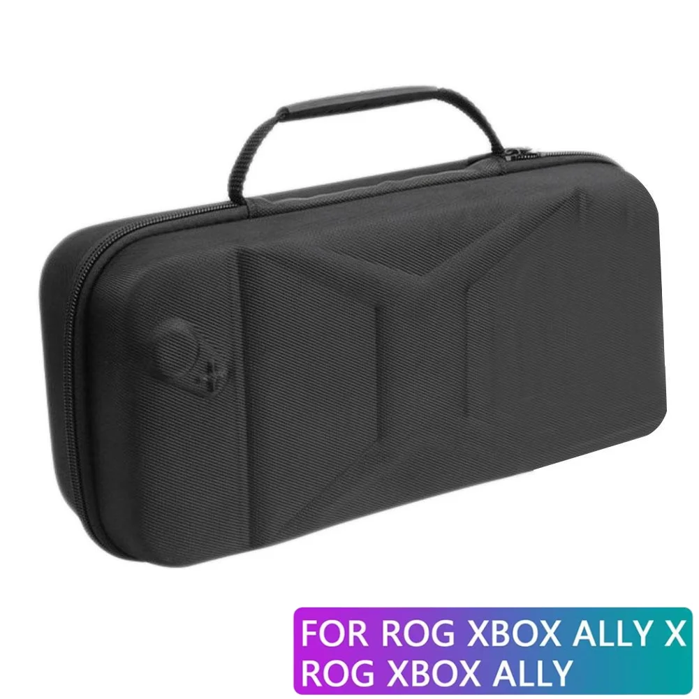 حقيبة تخزين ذات أغطية صلبة حقيبة حمل محمولة مقاومة للصدمات لملحقات وحدة التحكم في الألعاب الواقية Rog Xbox Ally EVA