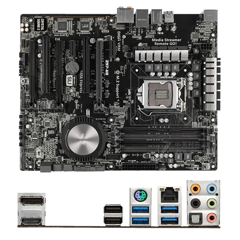 

Intel Z97 Z97-AR Z97AR motherboard Used original LGA1150 LGA 1150 DDR3 32GB USB2.0 USB3.0 SATA3 Desktop Mainboard