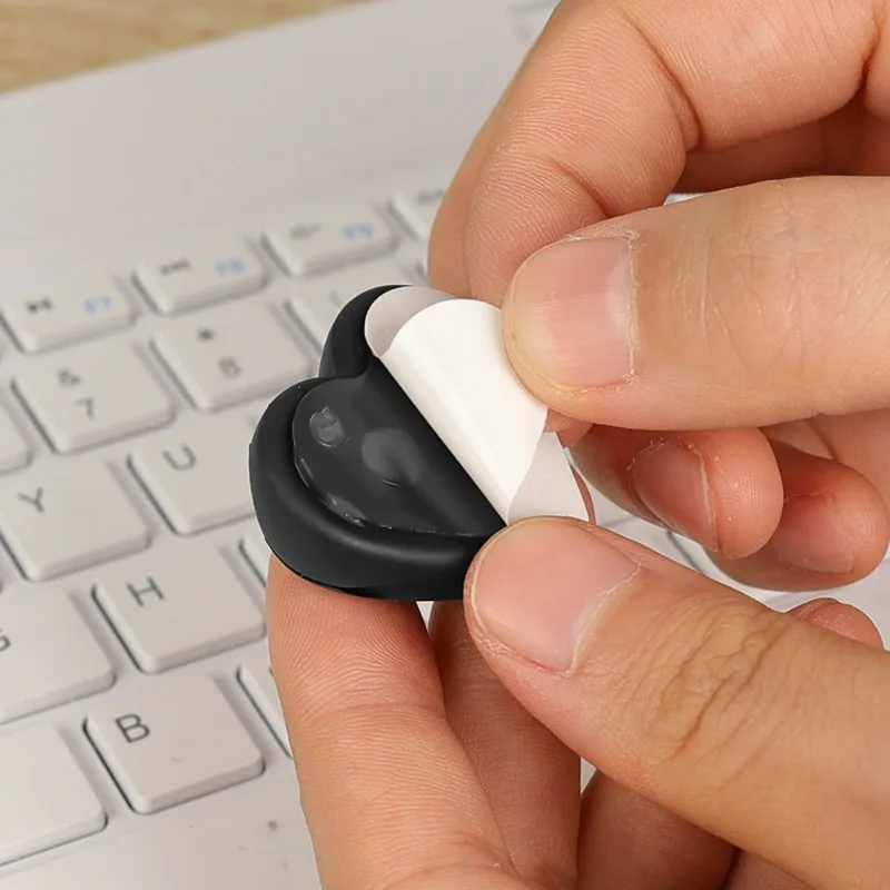 1/10Pcs Cable Clips Self-adhesive Wire Organizer for Car Home Office Earphone Line Data Cord Charge Cable Holder Management Clip