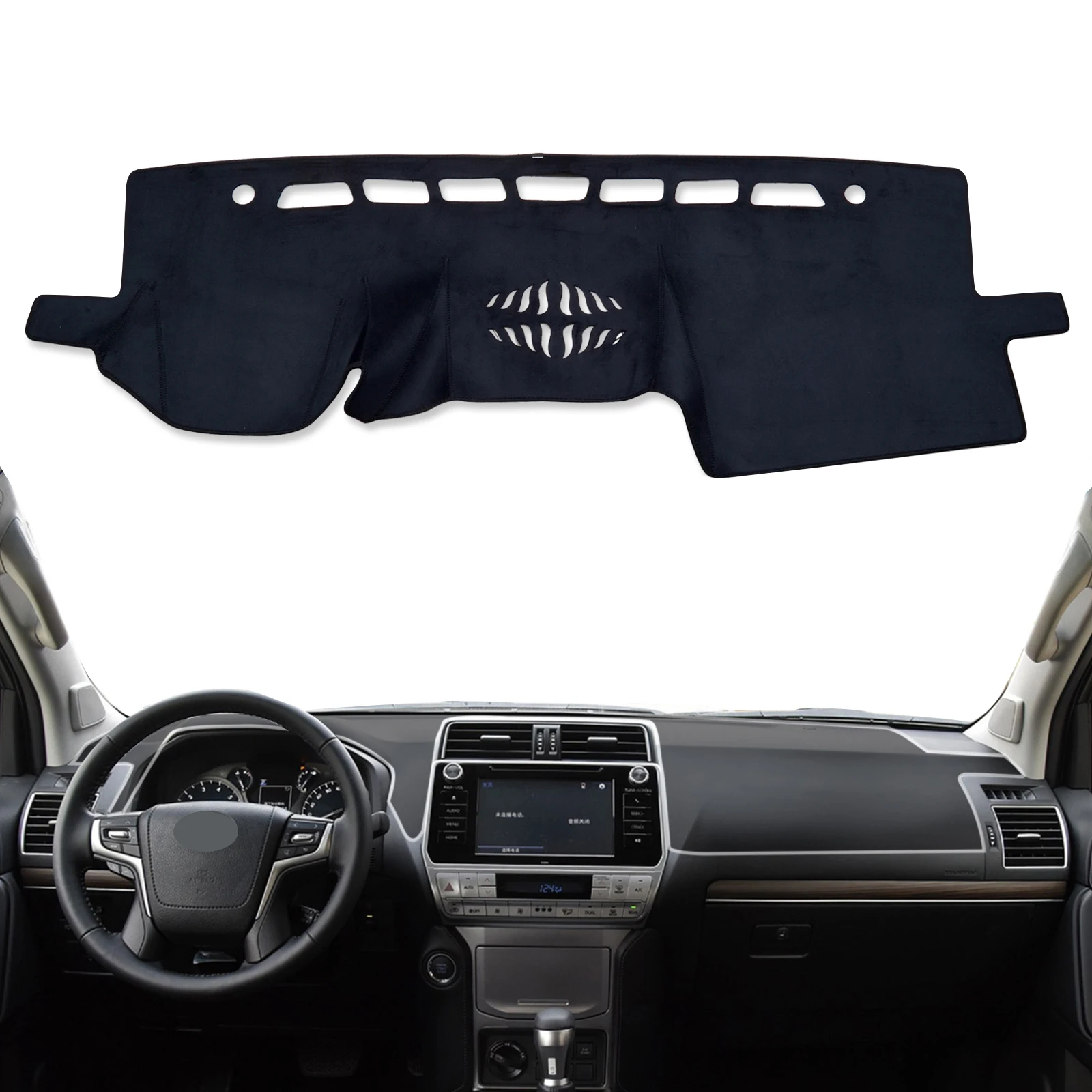 for Toyota Land Cruiser Prado J150 Series Dashboard Cover Pad GX GXL 2013 - 2020 Dashmat Dash Mat Protective Carpet