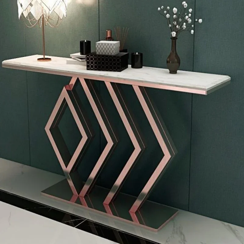 

Hotel Removable Entrance ConsoleMetal Classic Modern Design Table Corner Vintage Hall Tisch Wohnzimer Hallway Furniture