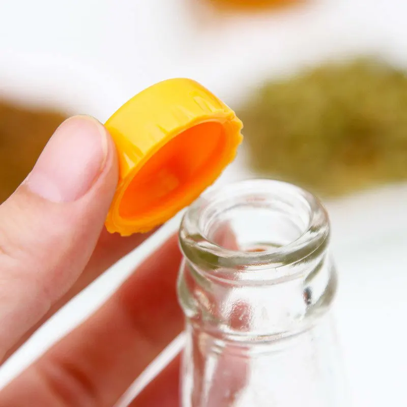 

6pcs Silica Gel Bottle Cap Sealed Beer Cap Vinegar Soy Sauce Bottle Soda Cola Cap Wine Protective Stopper