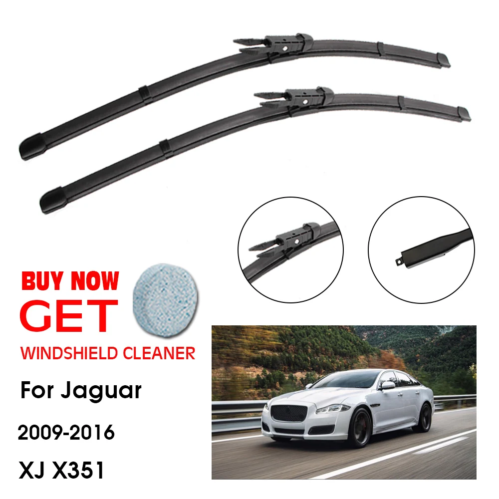 

Car Wiper Blade For Jaguar XJ X351 24"+19" 2009-2016 Front Window Washer Windscreen Windshield Wipers Blades Accessories