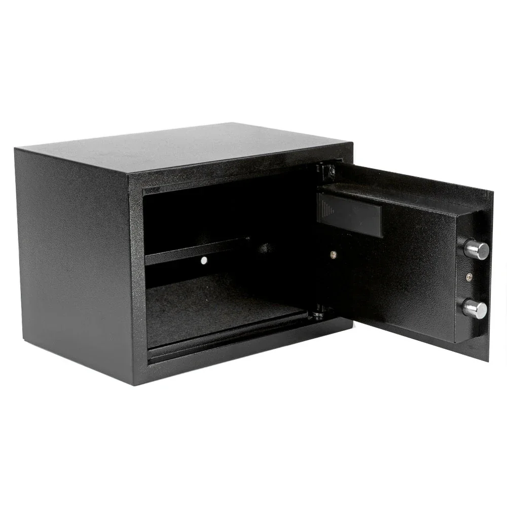 -caja de seguridad con contraseña electrónica E25EA, cerradura de acero, cajas de seguridad, gabinete de seguridad para efectivo, joyería, objetos de valor con llaves