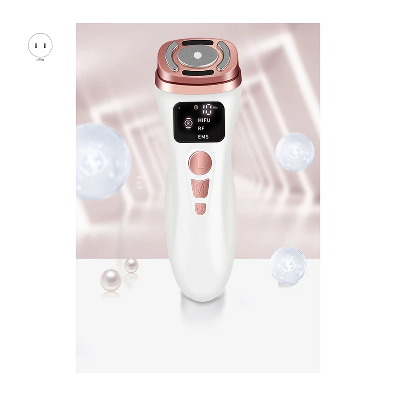 Ультразвуковой аппарат ABBR, радиочастотный EMS, микротоковый лифтинг, фирменный подтягивающий продукт для ухода за кожей, 3-режимная вилка США