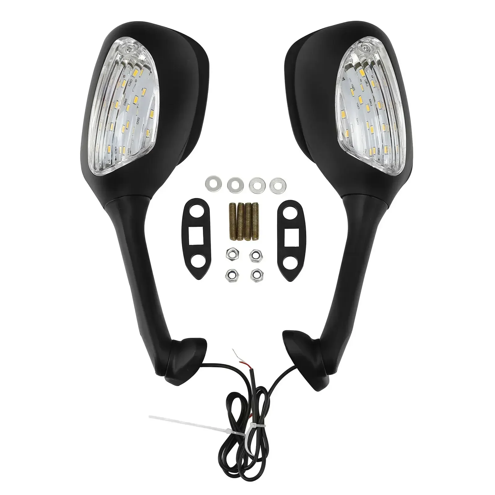 Moto Acsessories Accessory Rearview Mirror Amber LED Turn Signal For Suzuki GSXR600/750 GSX-R 600 750 2006-2015 2014 image 5