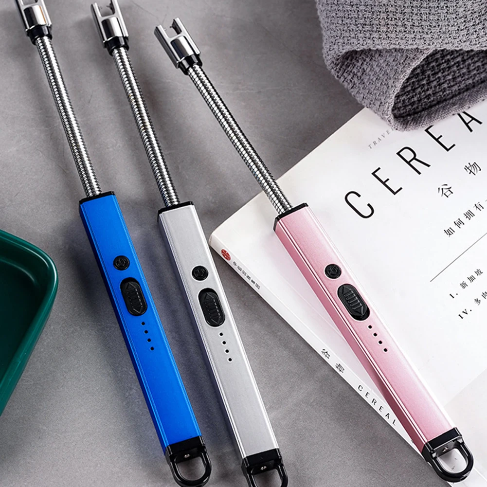 ولاعة شمعة كهربائية للبالغين والنساء والرجال ولاعة شواء بقوس قابلة لإعادة الشحن #4