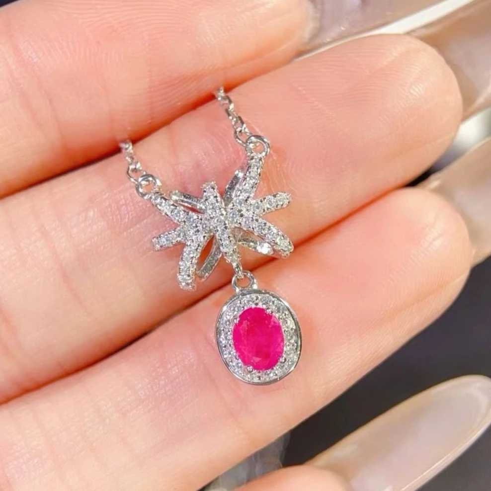 Natural Ruby Pendan…